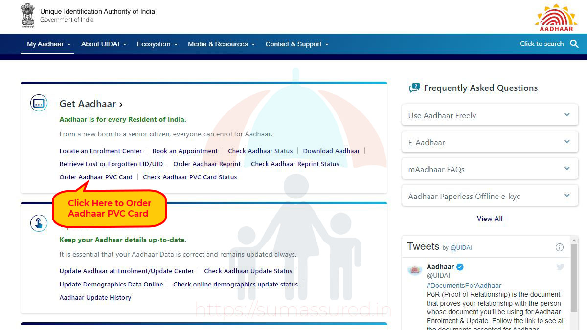 How to get an Aadhaar PVC card?